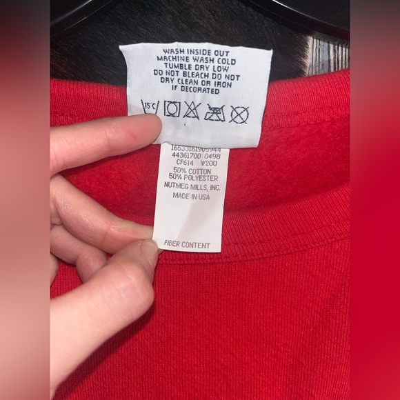 Vintage Lee Sport size medium bright red Stl Cardinals baseball sweatshirt - Picture 3 of 6